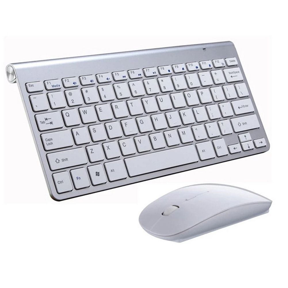 Mini Wireless Keyboard Mouse Set Waterproof 2.4g For Apple