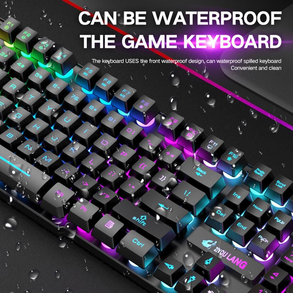 2.4g Rechargeable Wireless Gaming Keyboard And Mouse Set