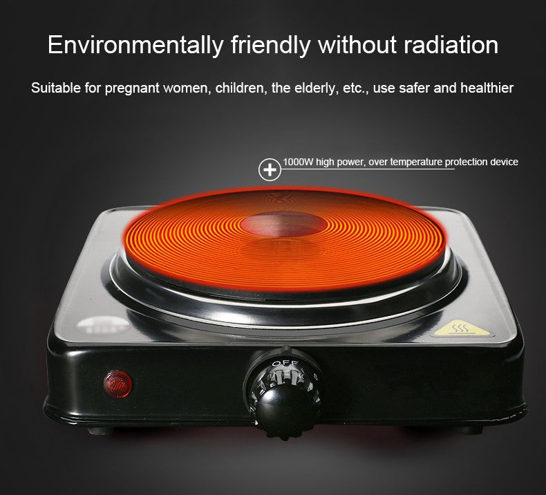1000W ElectricStove Adjustable Heating Oven Induction Cooker