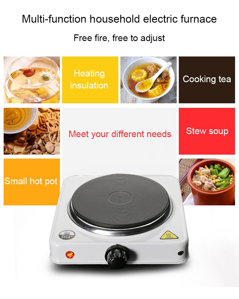 1000W ElectricStove Adjustable Heating Oven Induction Cooker