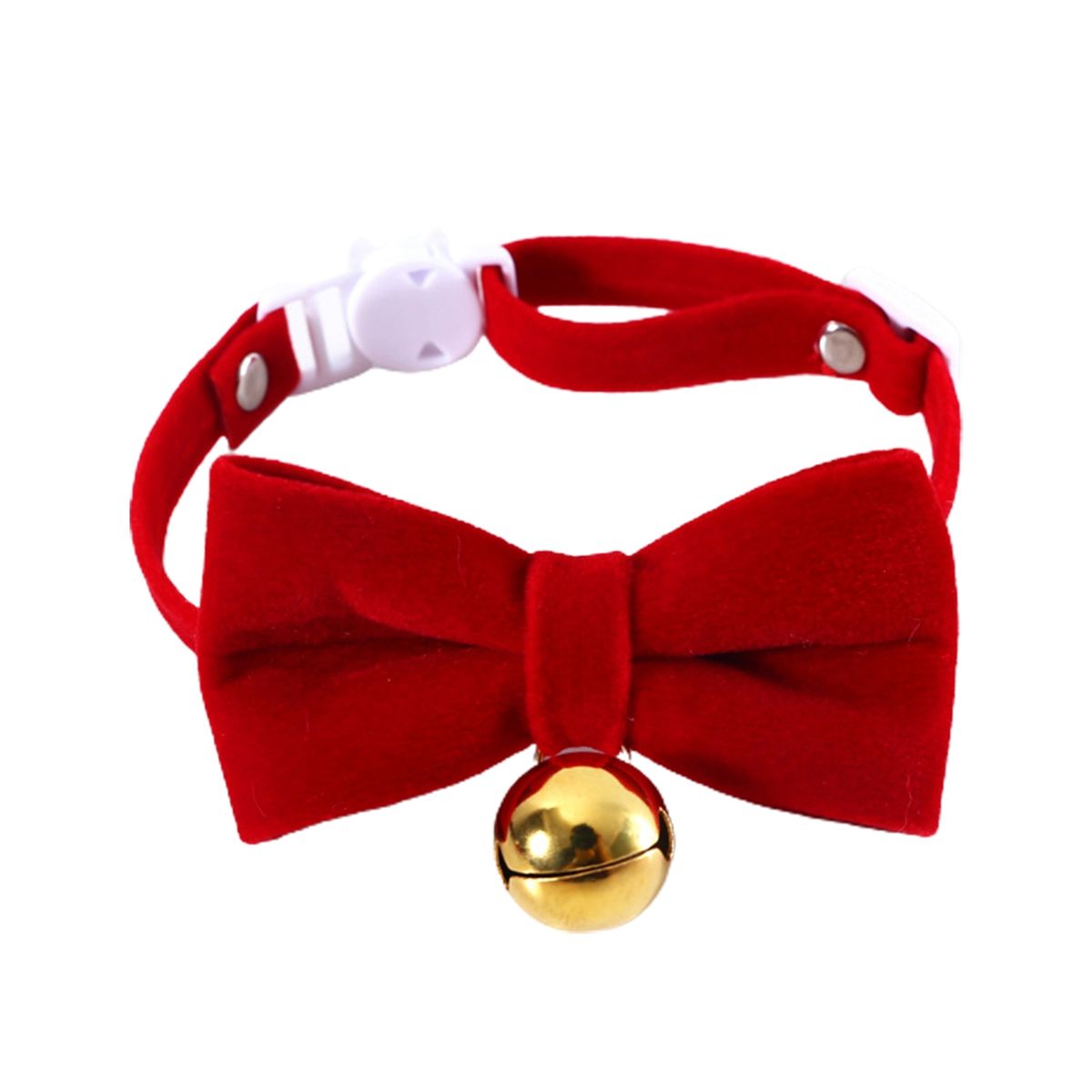 Cat Neck Strap Unique Style Dog Bow-knot Collar Pet Jewelry Red