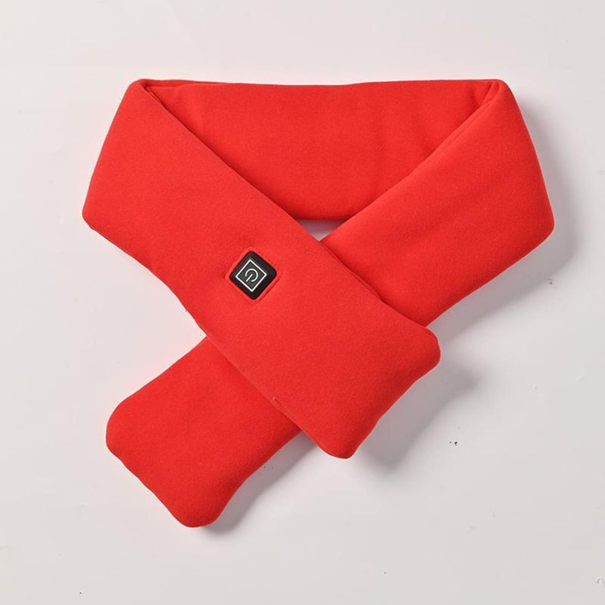 1 Set Heating Scarf 3-gear Temperature Adjustment Warm Scarf Red