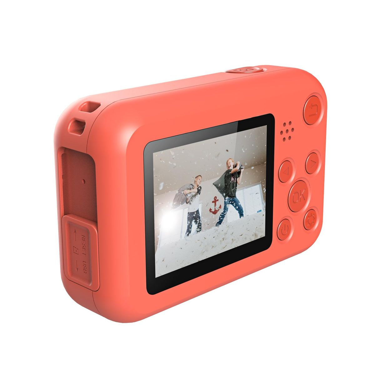 SJCAM FunCam 1080P High Resolution Kids Digital Camera Portable Mini Video Camera with 12 Mega Pixels 2.0 Inch LCD Display Screen for Boys Girls
