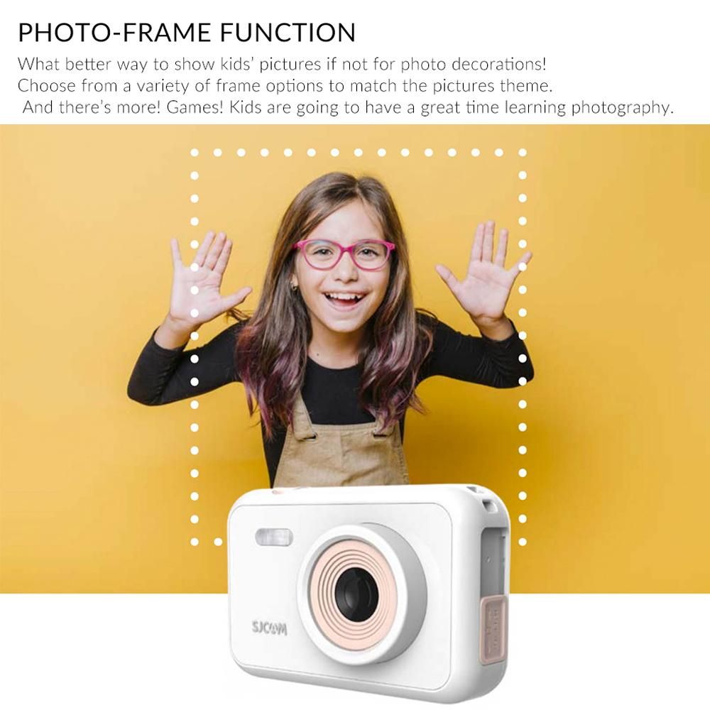 SJCAM FunCam 1080P High Resolution Kids Digital Camera Portable Mini Video Camera with 12 Mega Pixels 2.0 Inch LCD Display Screen for Boys Girls
