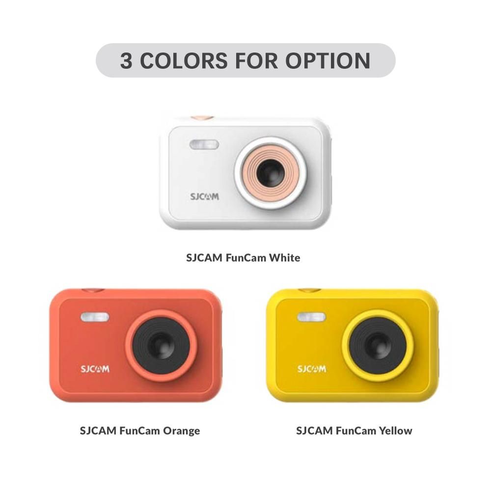 SJCAM FunCam 1080P High Resolution Kids Digital Camera Portable Mini Video Camera with 12 Mega Pixels 2.0 Inch LCD Display Screen for Boys Girls