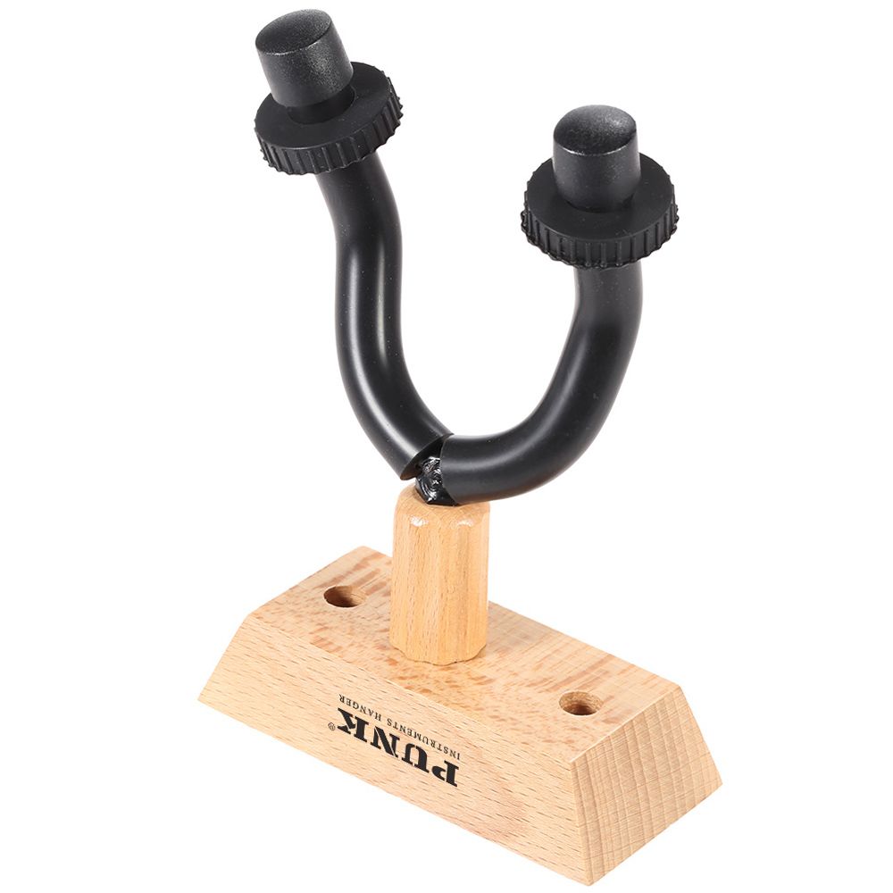 Guitar Wall Mount Hanger Metal Rack Hook W/ Rubber Sheath