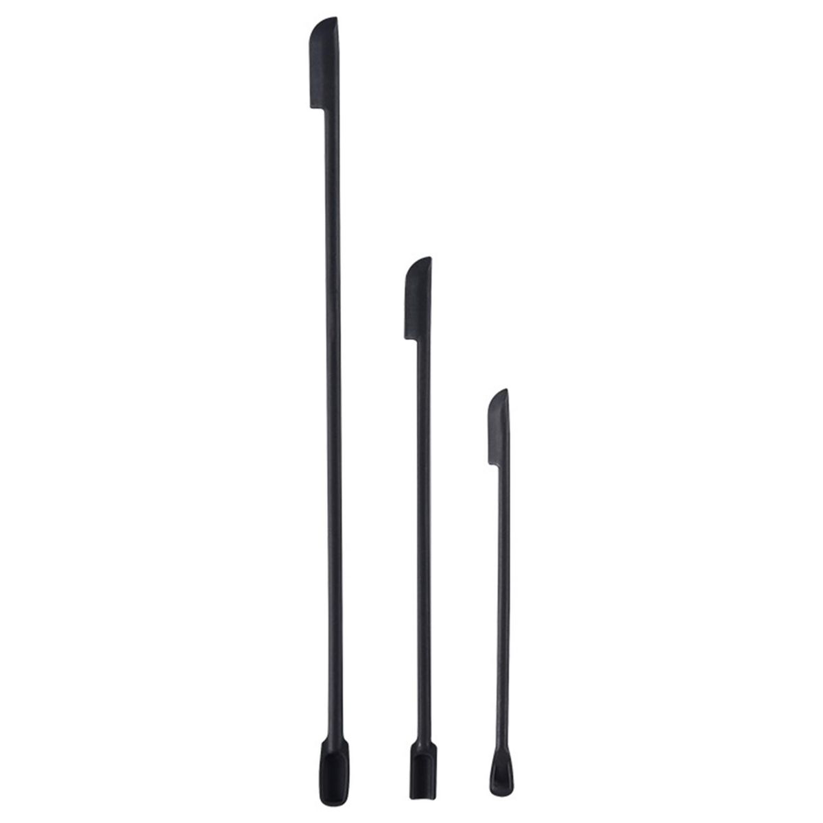 3PcsSet Cream Scraper Reusable Deep Bottle Scraper Black