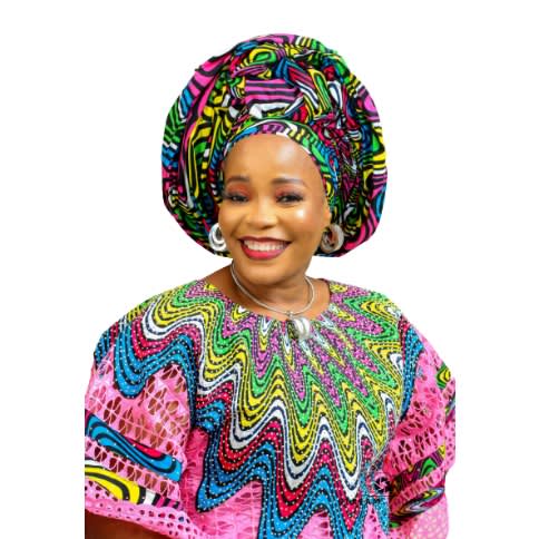 Women's Dry Lace Boubou - Pink