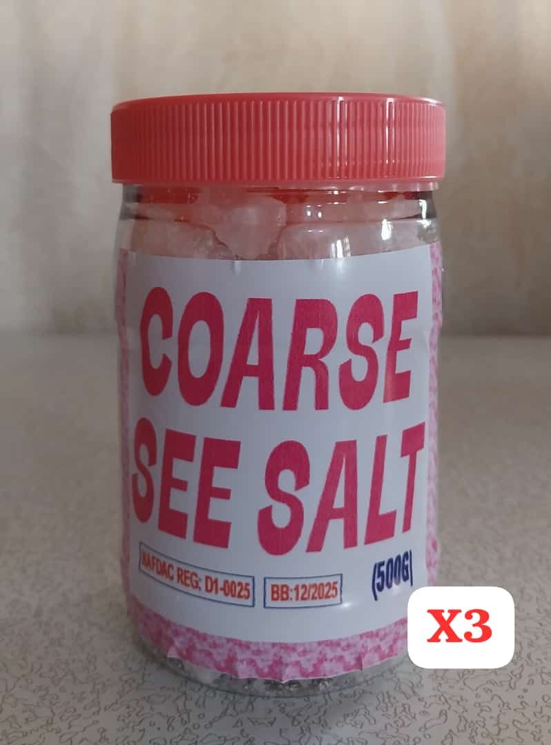 Coarse Sea Salt - 500gX3