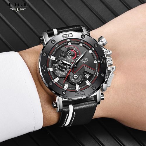 Watch Men Casual Leather Quartz Wristwatches For Men 9899