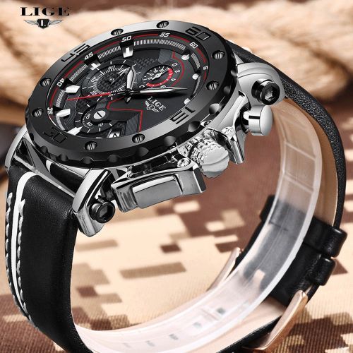 Watch Men Casual Leather Quartz Wristwatches For Men 9899