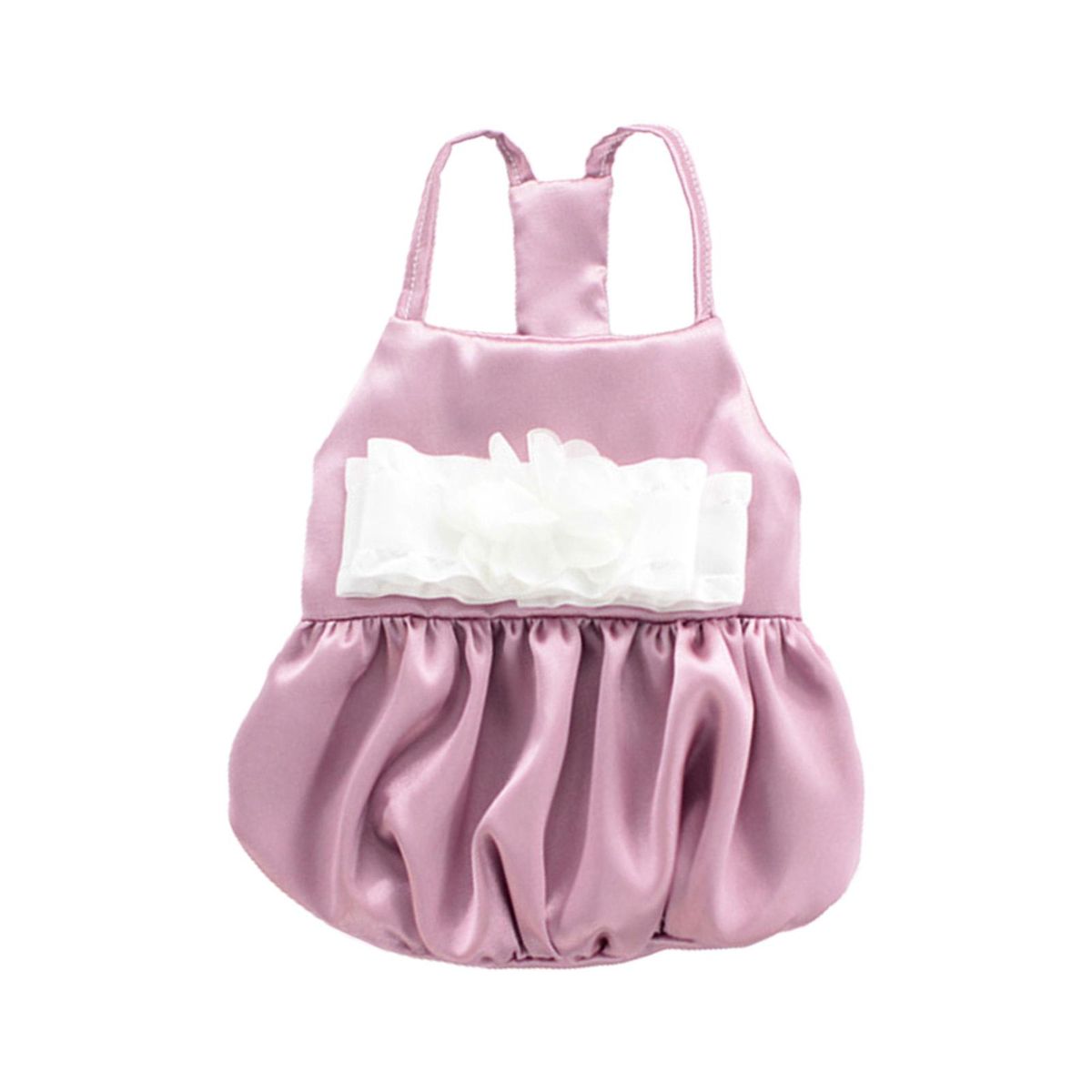 Dog Halter Dress Pet Dog Sling Princess Dress Pink