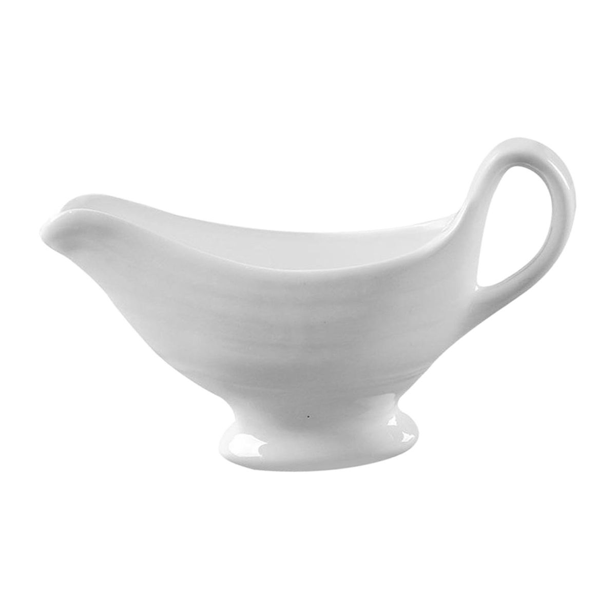 2X White Beefsteak Gravy Sauce Boat Pepper Tomato Juice Restaurant Bar