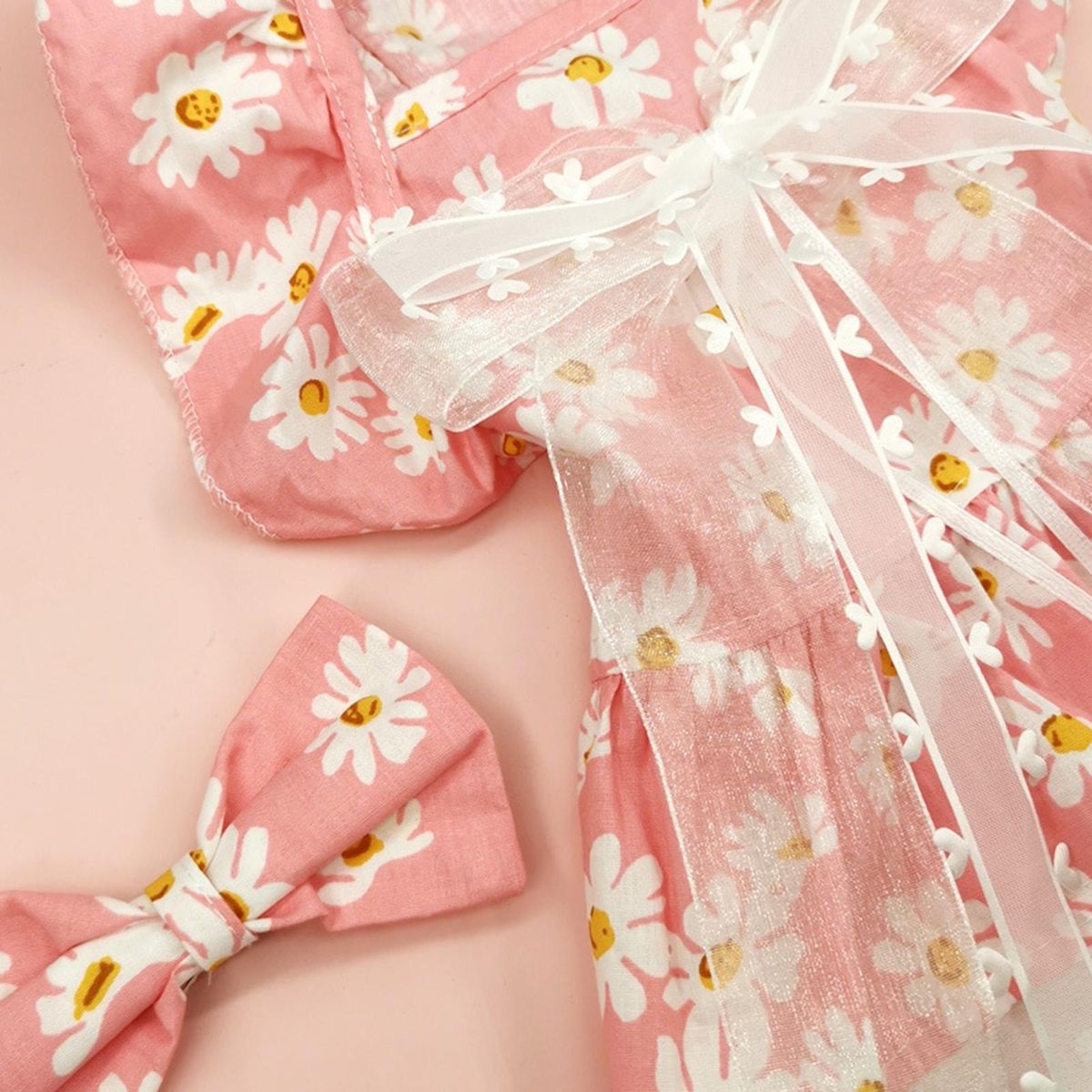 Pet Dress Cat Shirt Pet Dog Dress Summer Clothes Pink