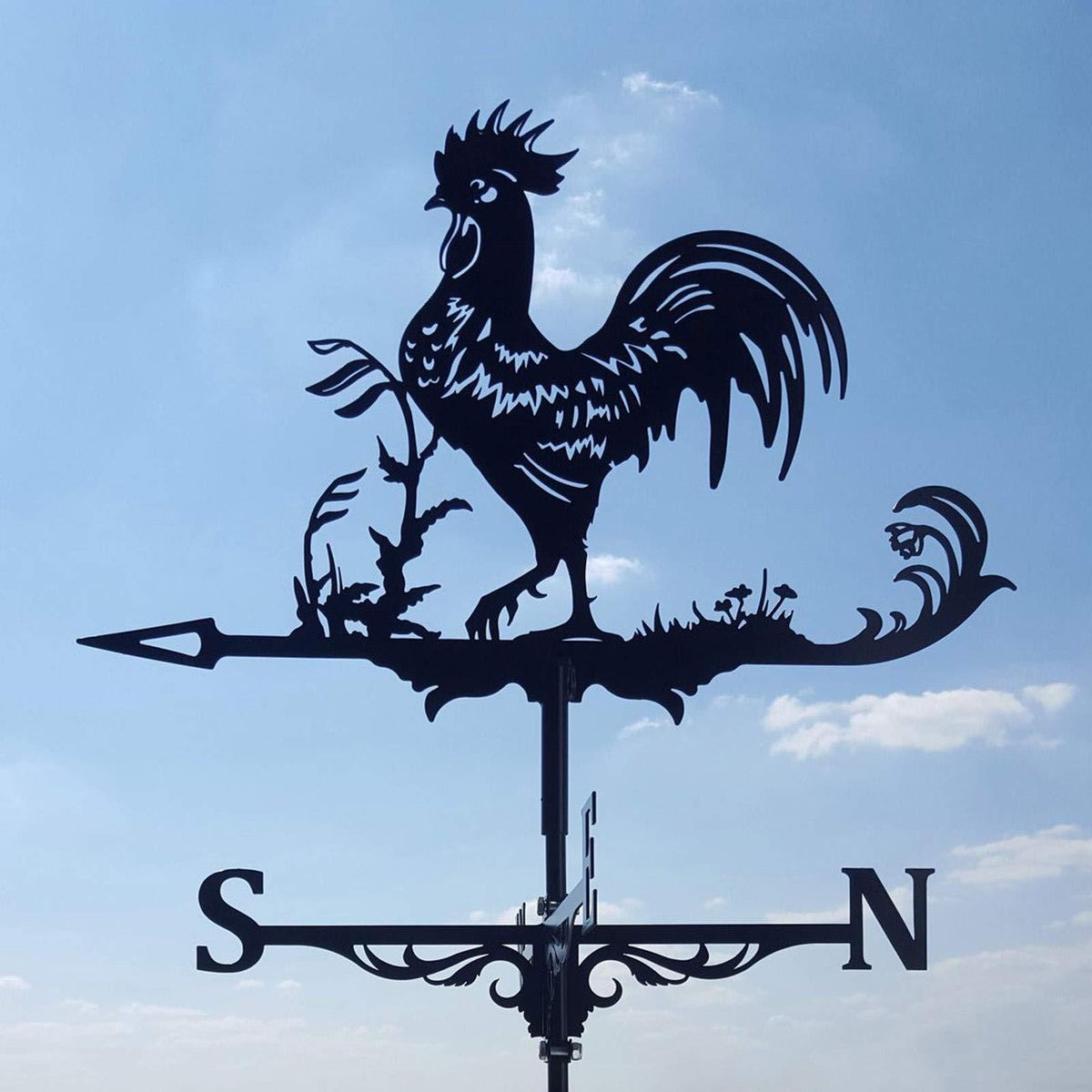 Rooster Weather Vane - Retro Cockerel Weathervane