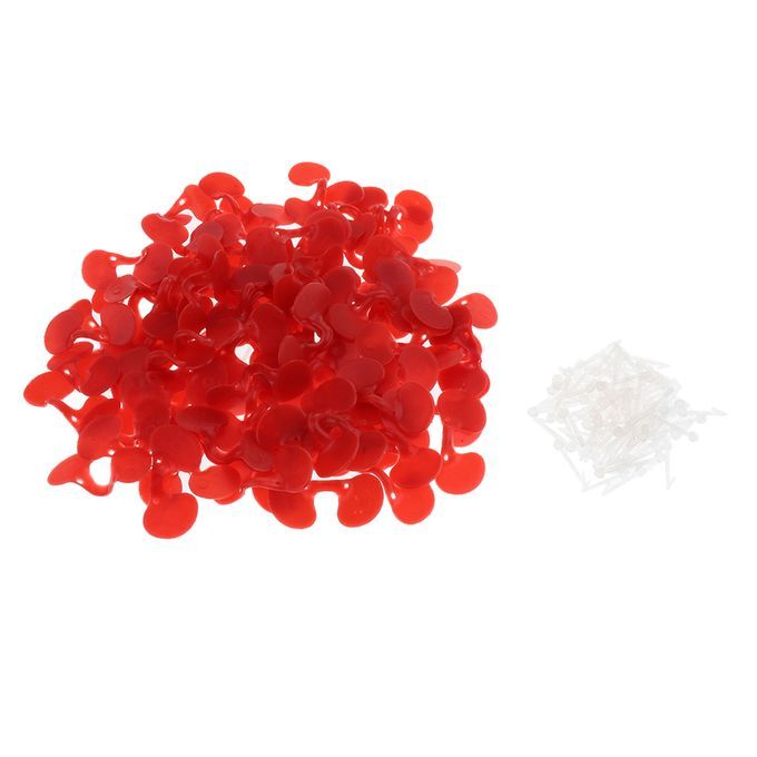 100 Pcs Pinless Peepers Chicken Pheasant Poultry Blinders Spectacles