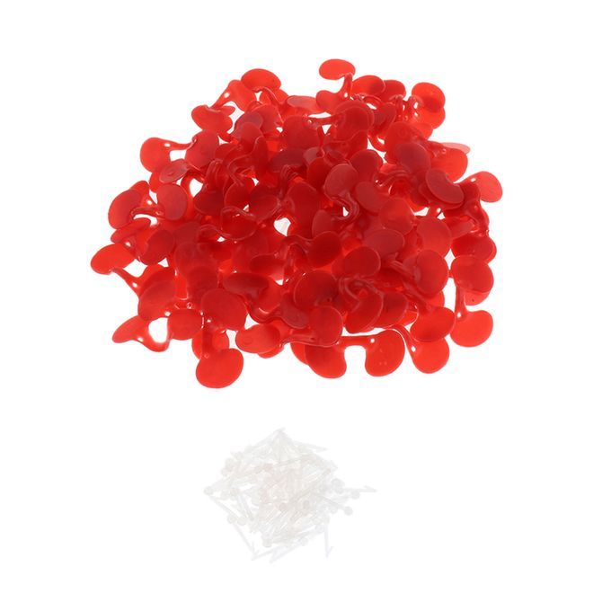 100 Pcs Pinless Peepers Chicken Pheasant Poultry Blinders Spectacles