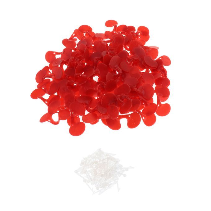 100 Pcs Pinless Peepers Chicken Pheasant Poultry Blinders Spectacles