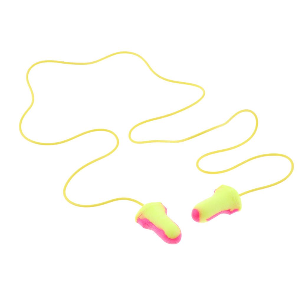 5 Pairs Noise Cancelling Foam Ear Plugs Sound Blocking Travel Sleep