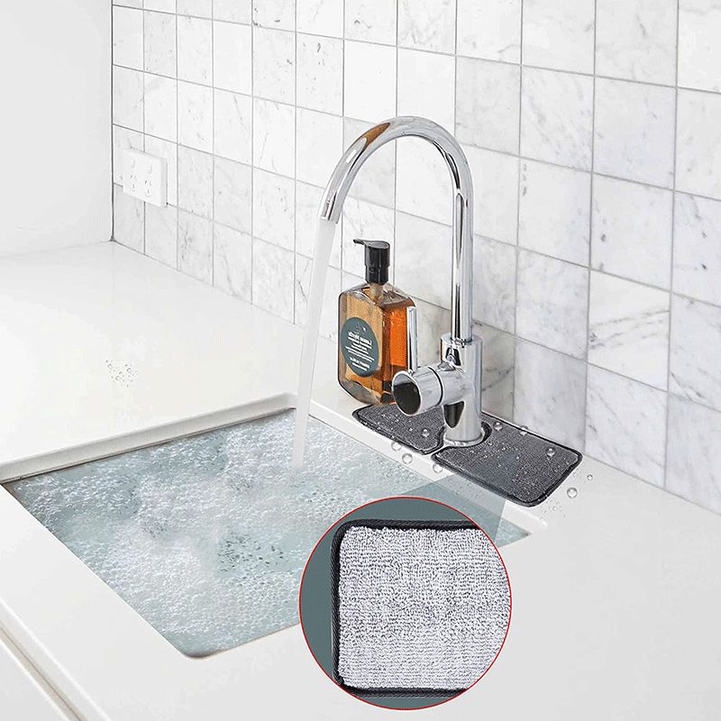 Kitchen Faucet Absorbent Mat Sink Splash Guard Microfiber