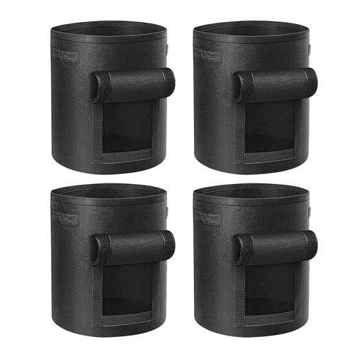 Potato Grow Bags 7 Gallon With Flap,4Pcs Plant