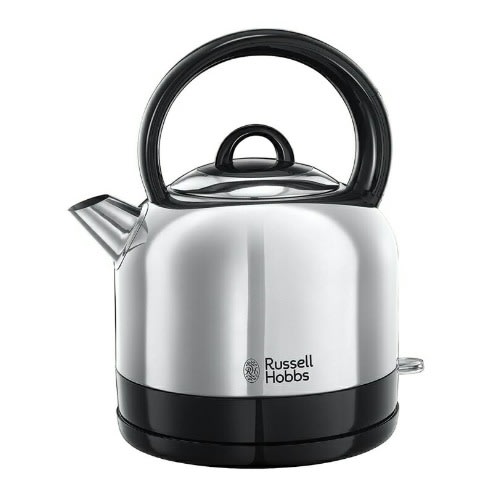 1.5L Dome Shaped Polished Stainless Steel Kettle - 3000W