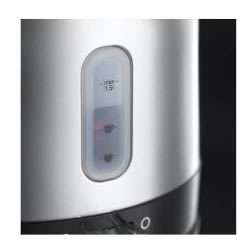 1.5L Dome Shaped Polished Stainless Steel Kettle - 3000W