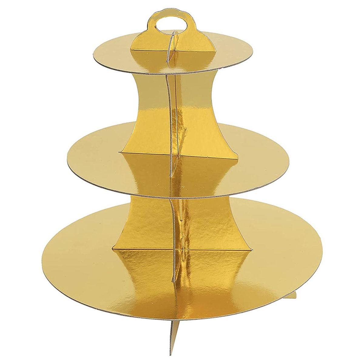 3-Tier Round Cardboard Cupcake Stand for Cupcakes