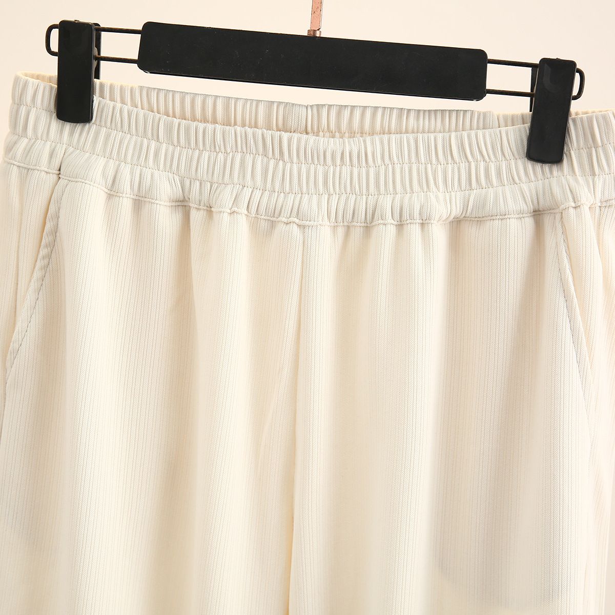 (apricot)Plus Size Harem Pants Women Clothing Loose High Waist Stretch Thin Bottoms Curve Trousers Summer 2023 SAB