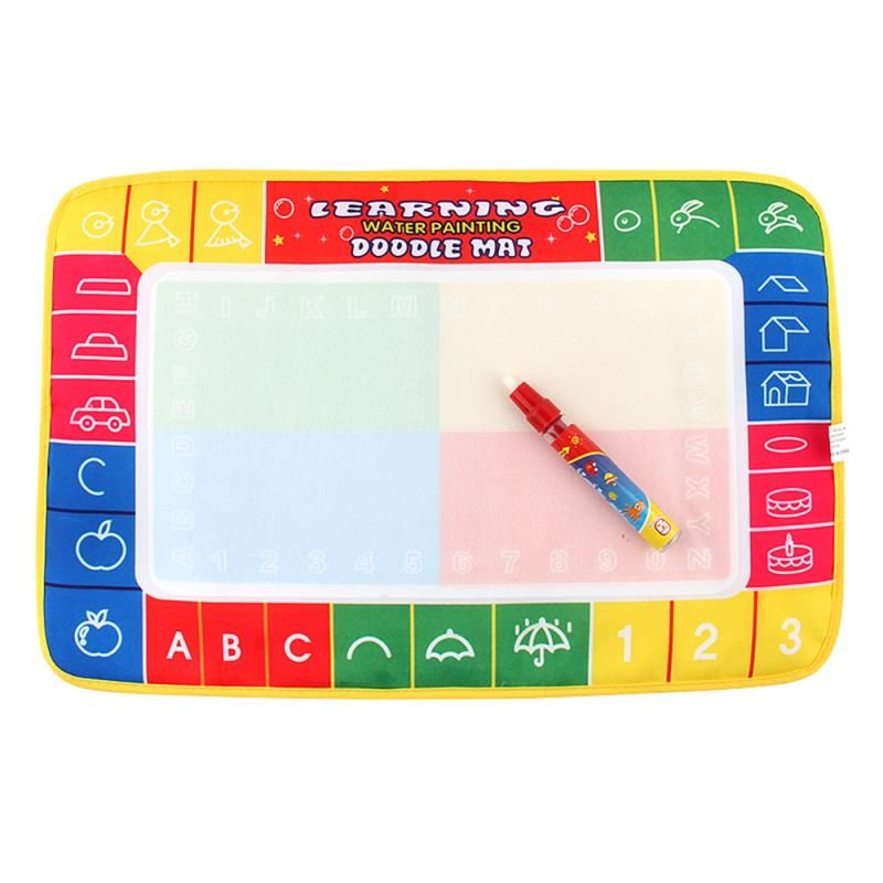 Kid Drawing Toy Water Painting Mat No-ink Doodle Board Reusable Drawing Mat Kids Toy Baby Education Toy Boy Girl Xmas Gift 1 PC