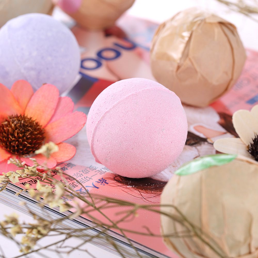 6pcs Organic Bath Salts Ball Handmade SPA Stress Relief