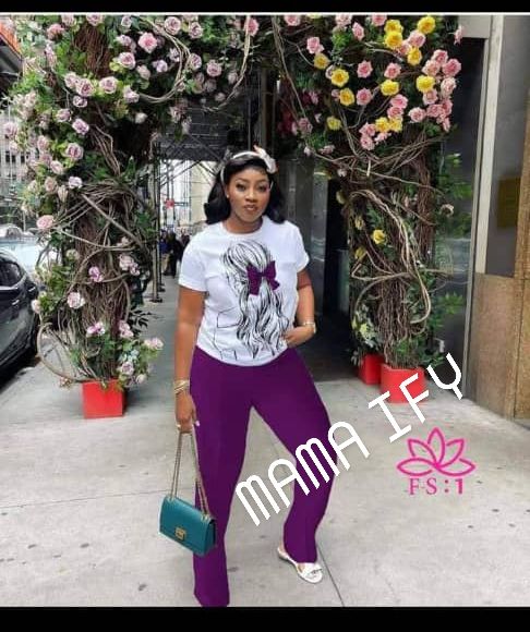 Beautiful Ladies  Trouser/top Set/mixed Colorful Trousers
