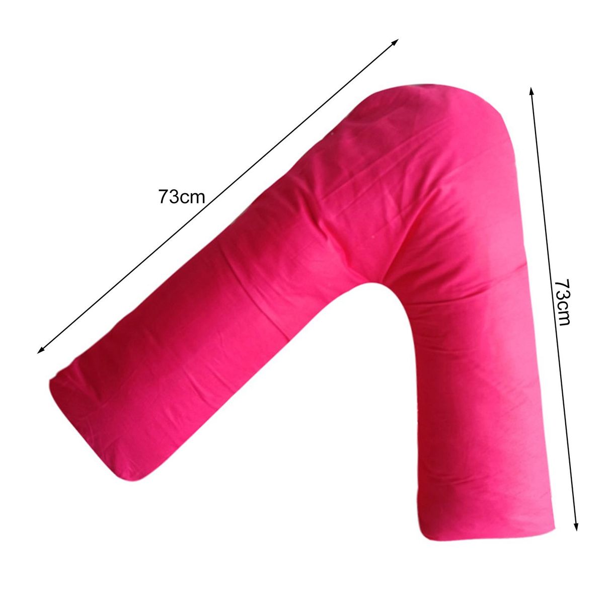 Pregnancy Pillow V-shaped Pregnancy Pillow Rose Red