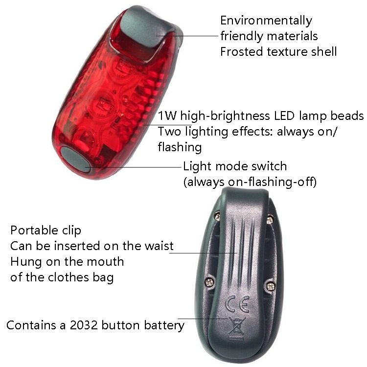 3 PCS Cycling Night Running Warm Light