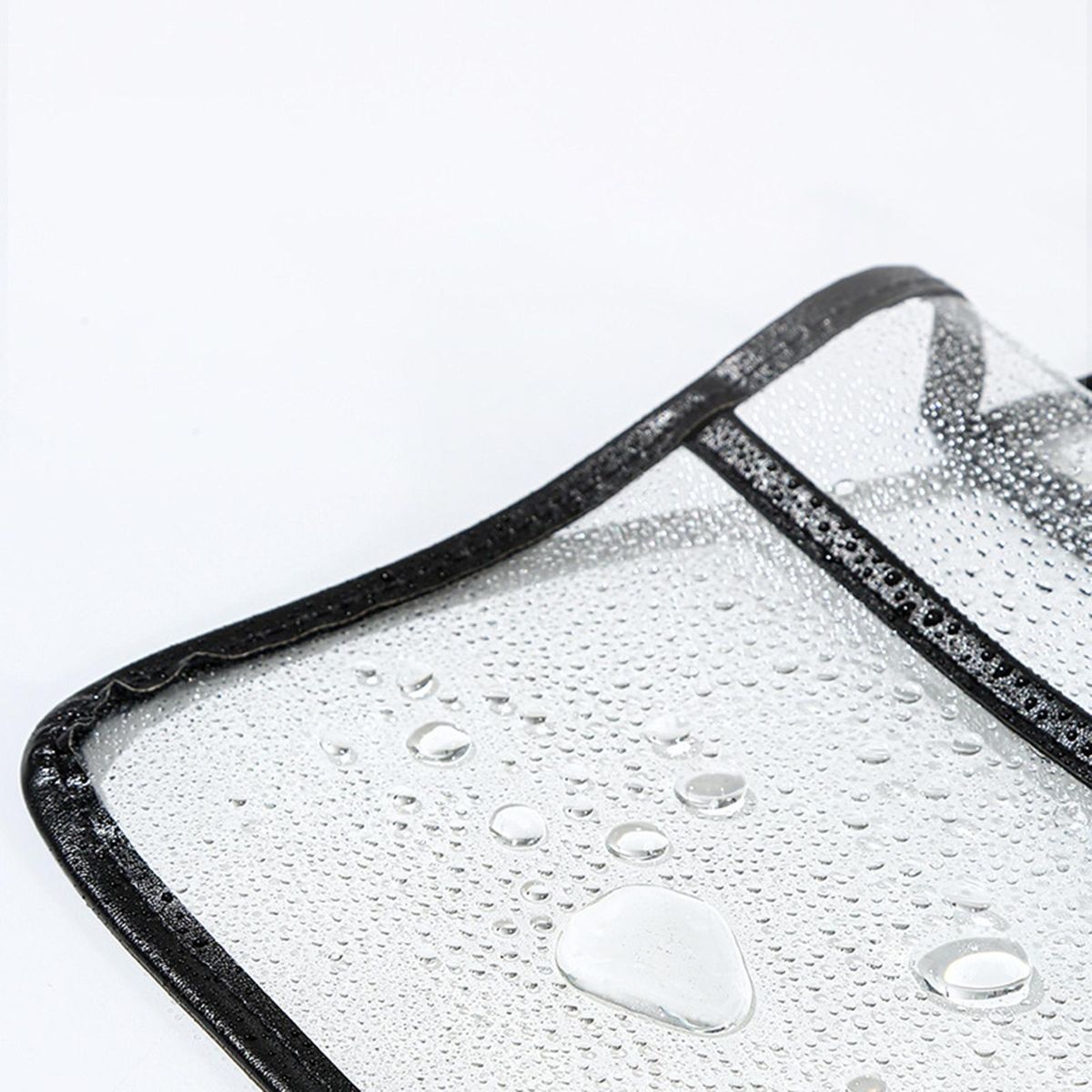 Tpu Material Storage Bag Transparent Wall Storage Bag with Phone Black