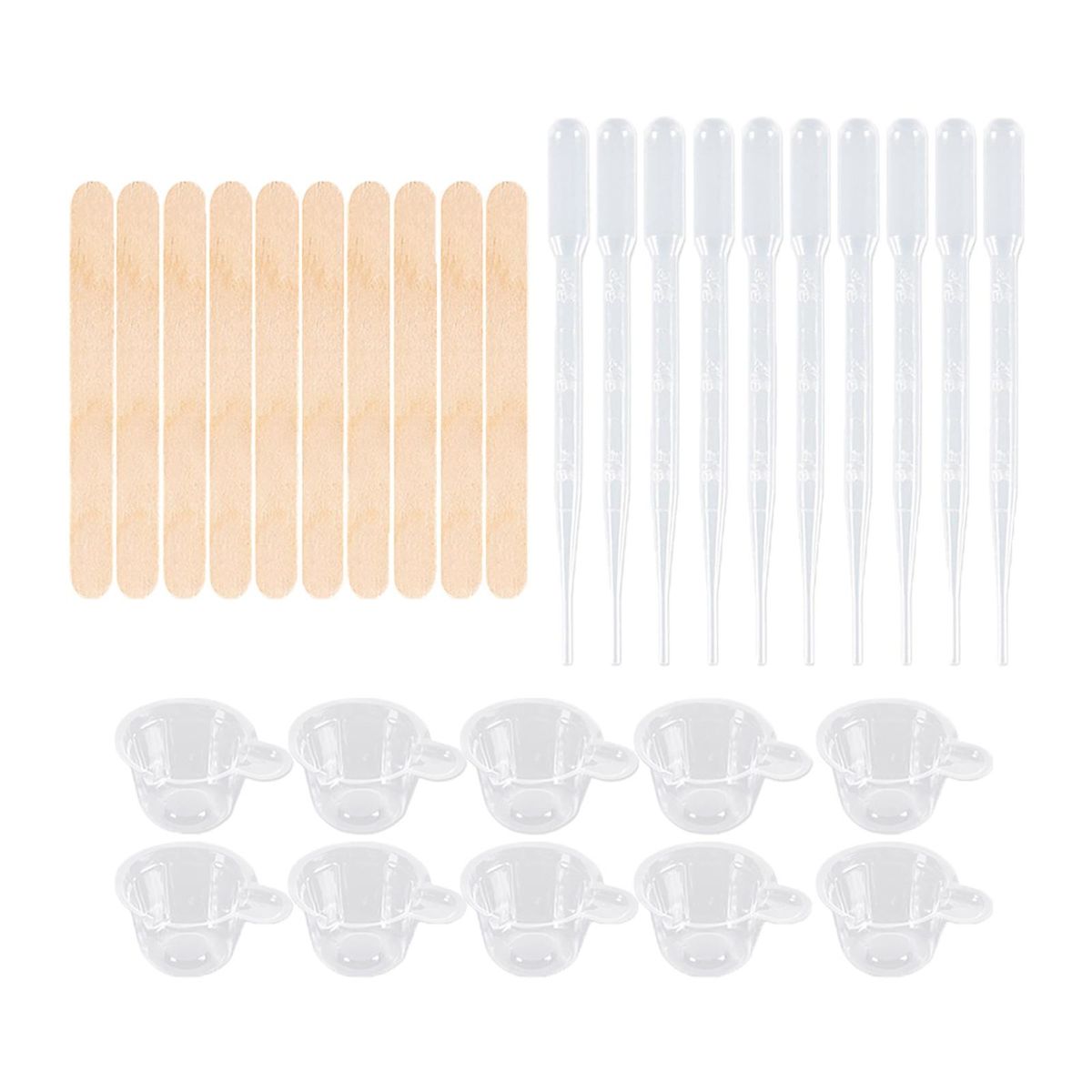 Reusable Epoxy Resin Casting Tools  Dropper Wood Sticks