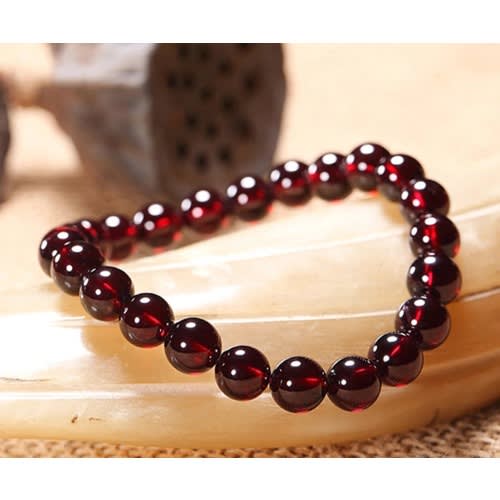 Fashion Beads Bracelet- 2Pieces-Burgundy