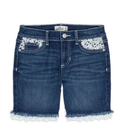 Mid Rise Jeans Bermuda Girls Denim Shorts