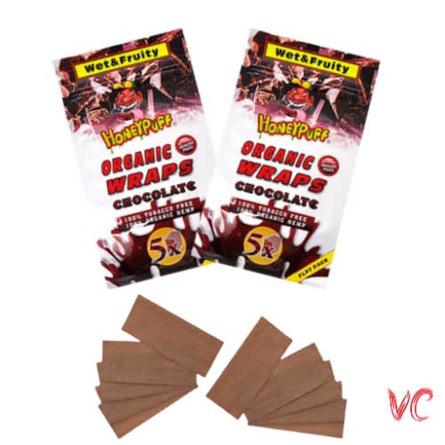 Organic Rolling Wraps - Strawberry Flavor - 2 PacksX5pcs