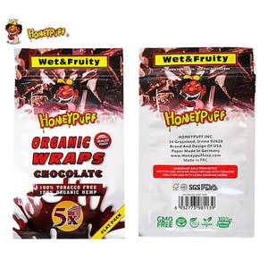 Organic Rolling Wraps - Strawberry Flavor - 2 PacksX5pcs