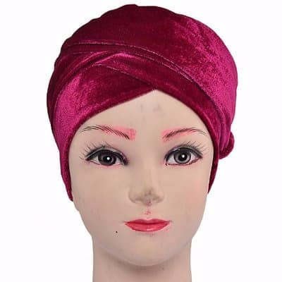 Velvet Turban - Pink