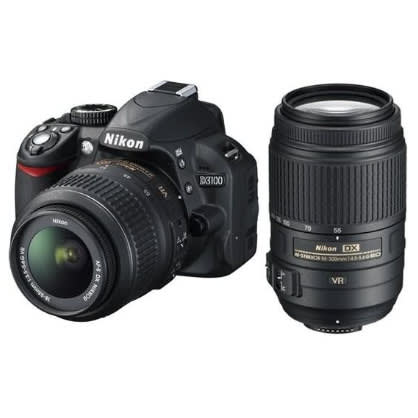 D3100 With 18-55mm & 55-200mm Lens