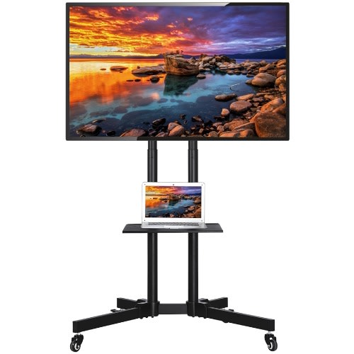 Mobile Tv Stand Ts1351 For Flat Tv Screen 32 To 65"