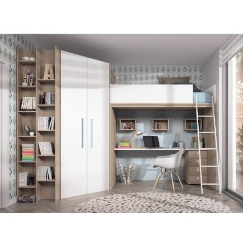 Bon Air Dormitorio Juvenil Con Litera 2