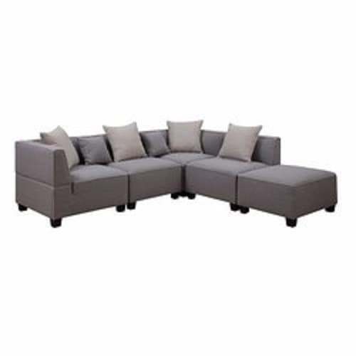 Lind 5 Seater Set with Ottoman