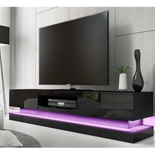 Nikky Glossy Tv Stand - Black