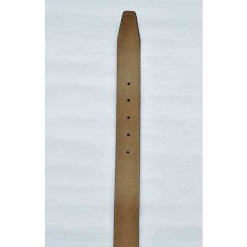 Leather Checked Design Men Belt- Mb-9653- Size-105/42 Cm