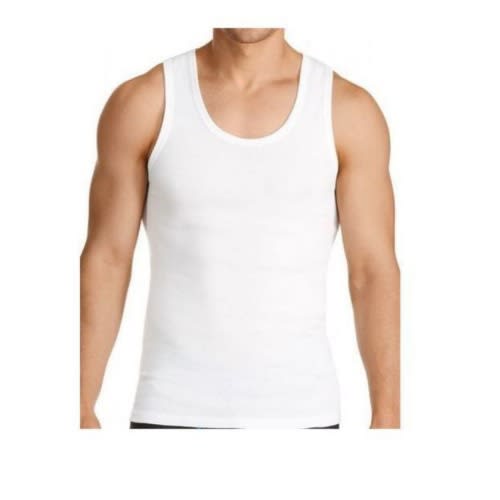 Men's 3-in-1 Singlets - White