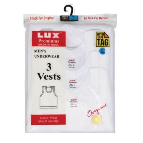 Men's 3-in-1 Singlets - White