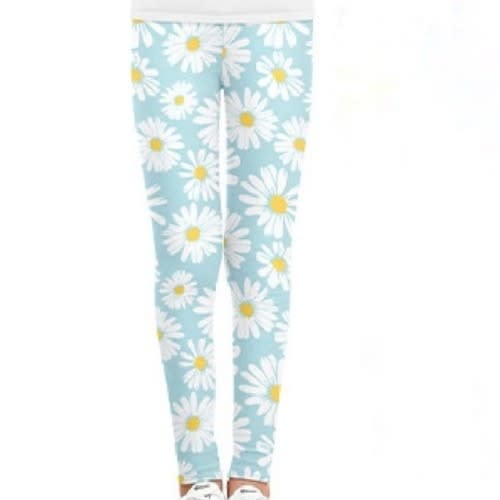 Girls Sunflower Leggings
